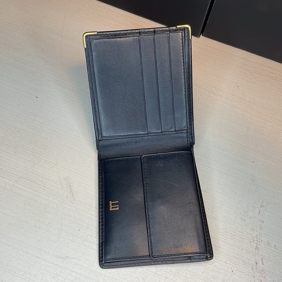 Dunhill Wallet Black Leather Wallet Men’s Dunhill BiFold Wallet Men’s Wallet 🪪 🔥 - Picture 15 of 16
